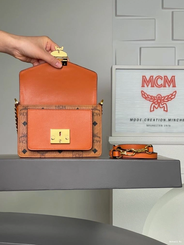 Bags 63749 SmoothTexture MCM Satchel 0705
